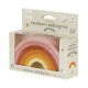 Arcobaleno Impilabile in Silicone  Alimentare - Tramonto